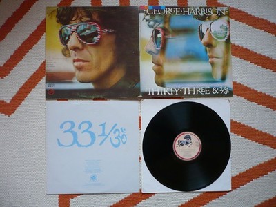 George Harrison Thirty Three And 1/3 & Third Vinyl 1976 Dark Horse 1st Press LP