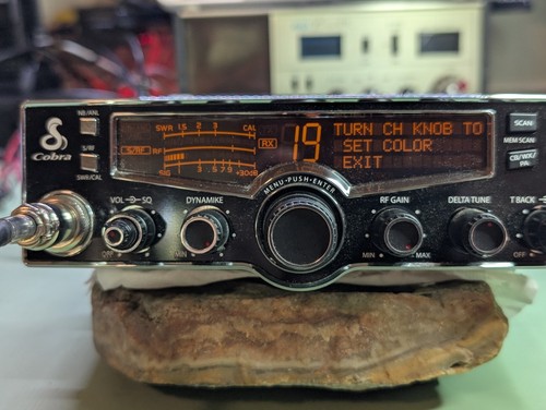 COBRA 29 LX CHR LE CHROME LTD EDITION 40 CHANNEL CB RADIO VERY GOOD CONDITION - Zdjęcie 13 z 17