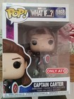 Funko Pop Marvel What If– Captain Carter #1468 – Target Exclusive 2024 Bobble-he — photo 2