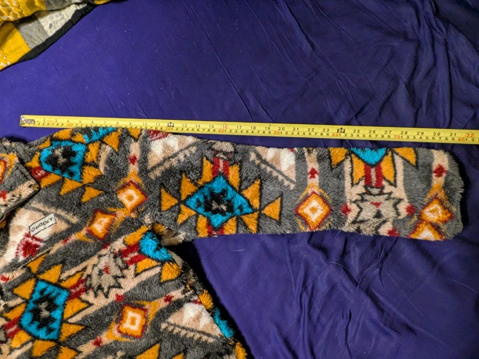 Hooey Fleece Aztec 1/4 Zip Pullover