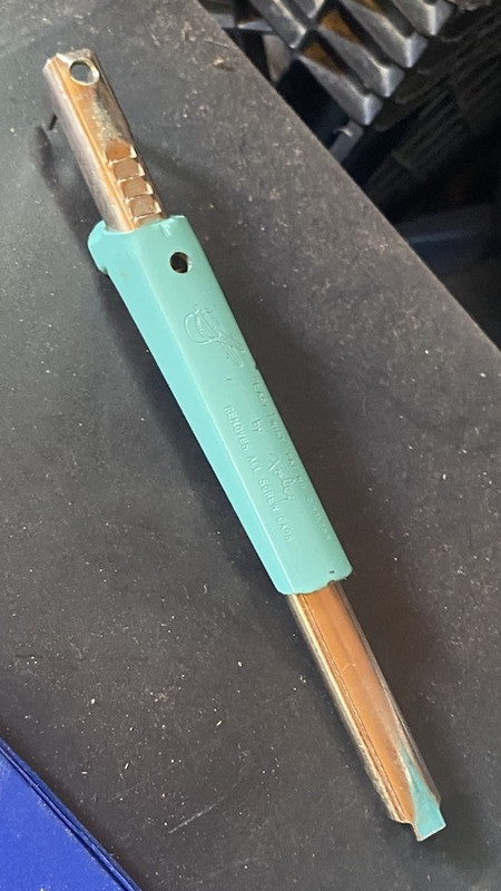 Manual Can Opener With Handles, Blue Handle, Metal & Plastic Construction