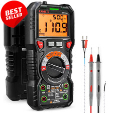 6000 Count Trms Digital Multimeter Auto Ranging Automotive Voltage Tester - Us