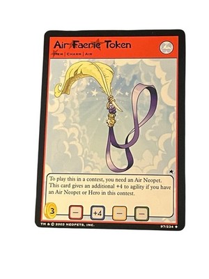 Air Faerie Neopet Token 97/234 2003