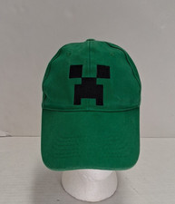 MINECRAFT Creeper Hat Youth/Children Jinx Green Black Snapback