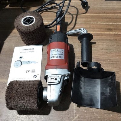 Throw Mill Polisher, Satiniermaschine im Koffer, gebraucht (F)