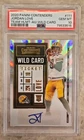 2020 Panini Contenders Variation Jordan Love AUTO Wild Card ROOKIE Ticket PSA 10