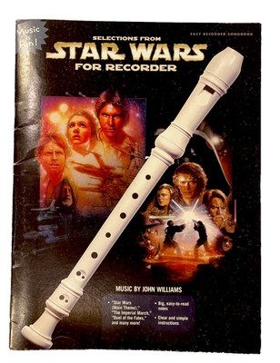 Selections from Star Wars for Recorder Easy Music Songbook Paperback Hal Leonard