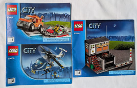 LEGO 60009 Helicopter Arrest Elite Police City Town Aircraft Boat Harbour 2013