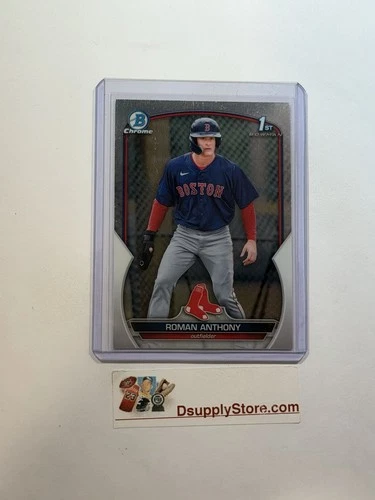 Roman Anthony 2023 1st Bowman Chrome  Rookie Card RC #BCP-71 Red Sox