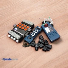 Remote Radio Control Hm-line 800  Hydraulic Valve 4 Spool 50 L/Min 24VDC
