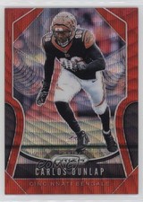 2019 Panini Prizm Red Wave Prizm 56/149 Carlos Dunlap #82 0nr3