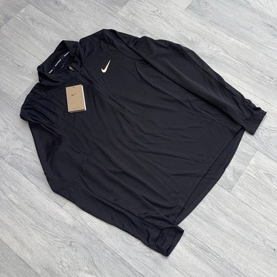 Nike Dri Fit Pacer Half Zip Langarm Track Top - Schwarz [FQ2494-010]