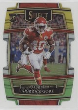 2021 Panini Select Concourse Green & Yellow Prizm Die-Cut Derrick Gore #84 1j4c