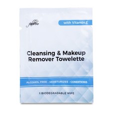 Cleansing  Makeup Remover Towelette with Vitamin E   Alcohol-Free Heavy Face...