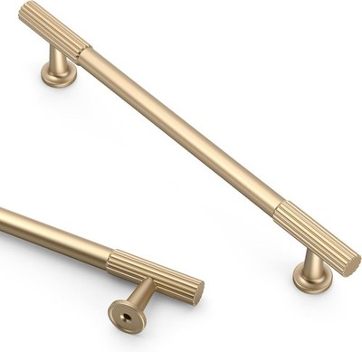 Asidrama 10-Pack Champagne Copper Cabinet Handles 6.3'' (160mm) Drawer Pulls