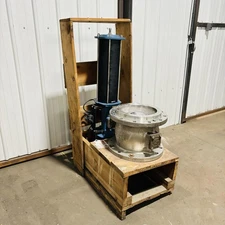 DeZURIK 12" VPB V-Port Ball Valve 317 Stainless ANSI 150 Pneumatic Actuator 400°