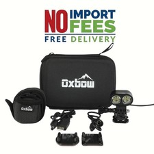 0xbow Voyger Dirt Bike Helmet Light Kit 2100 Lumen Cree L2 Led Gopro Compatible