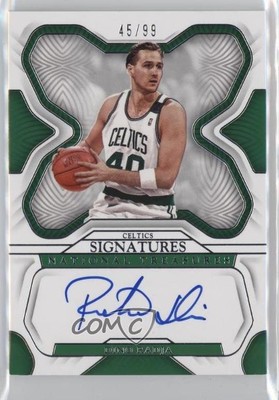 2022 Panini National Treasures Signatures 45/99 Dino Radja #S-DRJ Auto HOF 0qw3