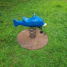 Vintage Spring Playground Dolphin Spring Rider