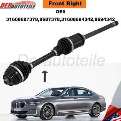 For BMW 5 Series 7 Series 8 Series Front Right CV Axle shaft 31608687378 8687378