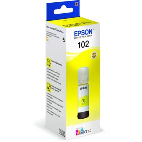 Epson Tinte 102 FüR Epson Ecotank, Bottle Ink, Gelb 1 Bis 20 Stk Spare Bis 41%-image