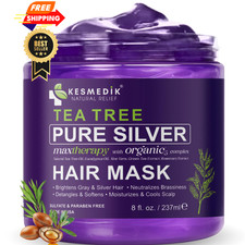 KESMEDIK Tea Tree Purple Hair Mask Toner with 8 Fl Oz Pack of 1 ,