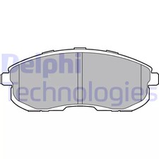 Jeu de plaquettes de frein avant DELPHI LP3245 NISSAN JUKE 1.5 dCi