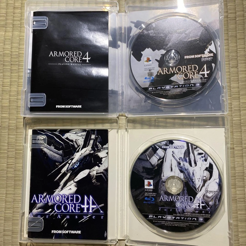 Armored Core 4 For Answer V Verdict Day Set Lot 4 PS3 Playstation3 Tested JP  95 - Image 4 of 4