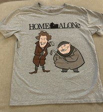 Home Alone Short Sleeve T Shirt Gray Men’s Large Marv Harry