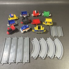 Fisher Price GEOTRAX Trains Lot of 11 Vehicles Vintage Tomy Track 2003-2004