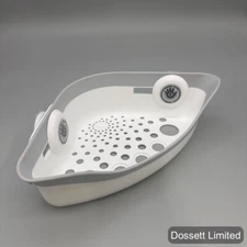 SlipX Corner Shower Basket Caddy, Adjustable Power Lock Suction Cups