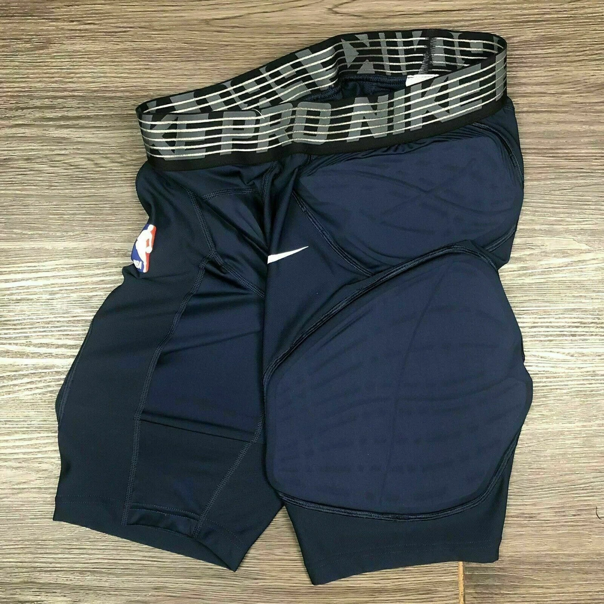 Nike Pro Hyperstrong Padded Compression Shorts Men's Navy New with Tags L