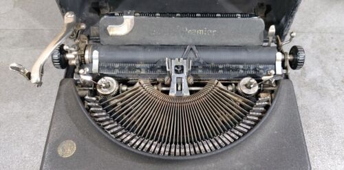 Vintage Smith Premier tragbare Schreibmaschine 1920/30er - Bild 4 von 11