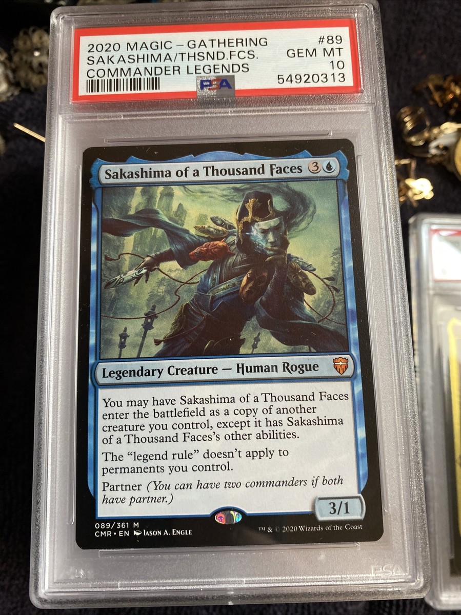 PSA 10 Pop 3 Gem MTG Commander Legends Sakashima of a Thousand PSA 10 Pop 3 Gem MTG Commander Legends Sakashima of a Thousand