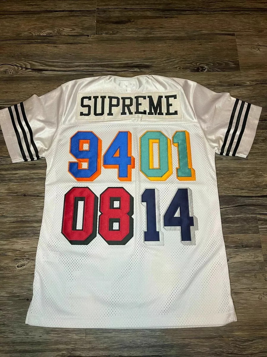 SS14 SUPREME CHAMPIONSHIP YEARS FOOTBALL TOP JERSEY WHITE MEDIUM