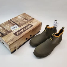 NWT LaCrosse Men's ALPHA MOC 6" OD Green Rubber Boots Shoes Size 14 M