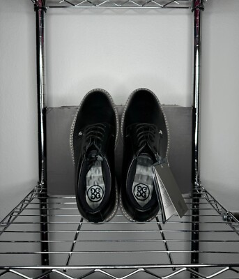 G/Fore‎ G4 Gallivanter Golf Shoes Onyx Black Leather G4MC20EF01 Men’s 13 G/FORE Split Toe Gallivanter Street Shoes - Carl main image 2