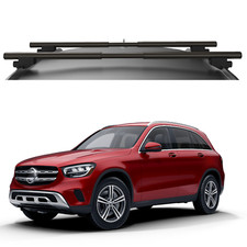 For Mercedes GLC Roof Racks Cross  Luggage Carrier Cargo Bars Desing Telescopic