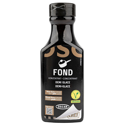 OSCAR - Fond Konzentrat Demi Glace Braune Sauce 200 ml - für Suppen, Saucen