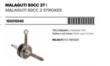 Albero Motore RINFORZATO per MALAGUTI F12 PHANTOM AC 50 2007-2013 Motore Cinese