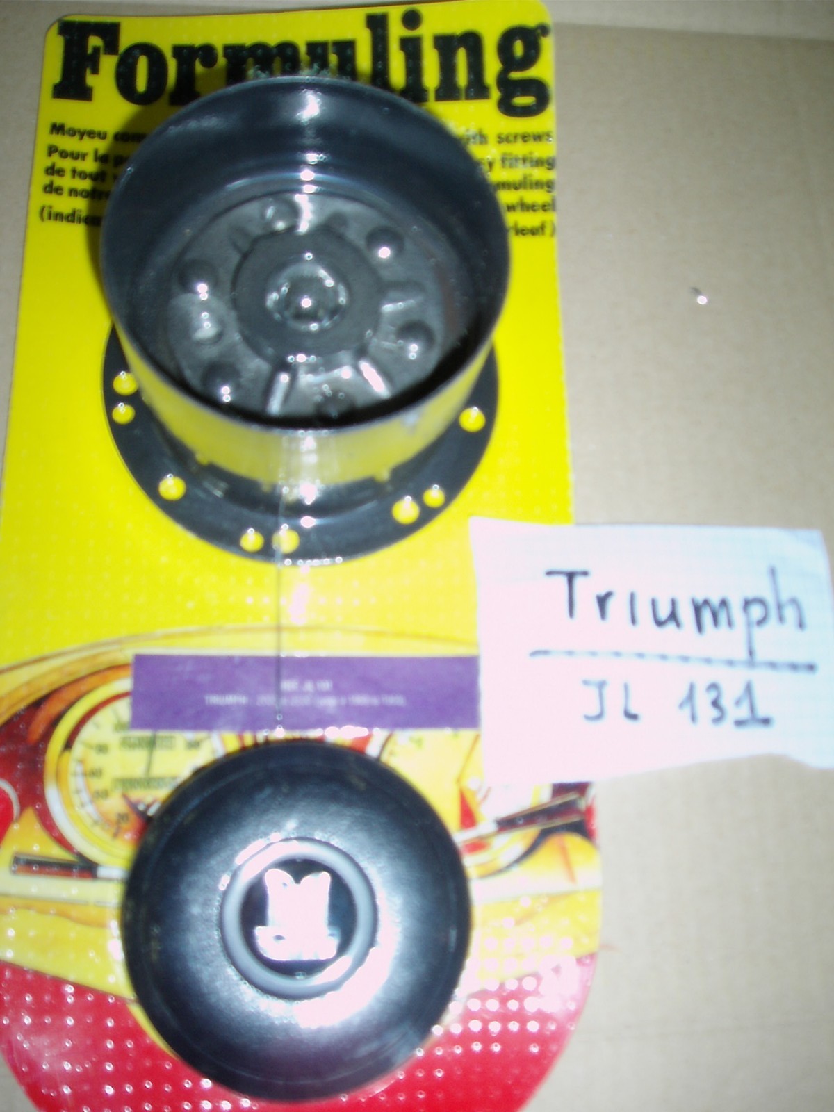 Moyeu Formuling Triumph 2000 MK II adaptateur de volant vintage en alu