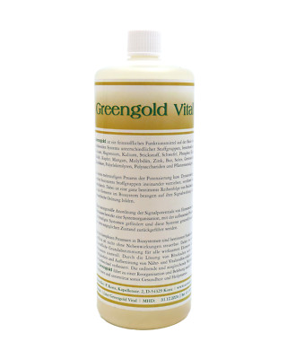 Greengold Vital, Feinstoffliches Funktionsmittel, 1 L Flasche