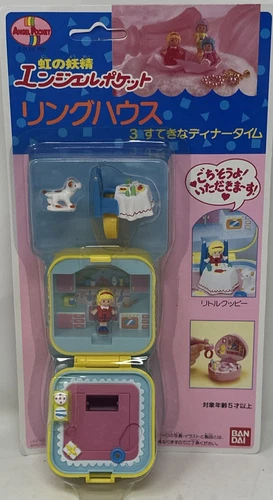 Bandai Ring House Rainbow Fairy Angel Pocket Wonderful Dinner Time Fits Polly