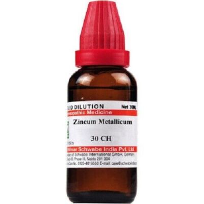 Dr. Willmar Schwabe Zincum metallicum Dilution 30ml Choose Potency Fast Ship