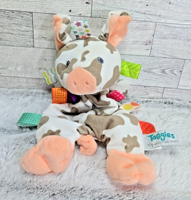 Taggies Patches Pig Lovey Soft Toy Farm Plush Mary Meyer Baby Tactile