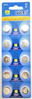 10 Pezzi Di Batterie Originali LR44 LR41 LR43 LR1130 A76 AG13 AG10 AG3 Ag12 189 L1154 A76 357a Lr44 Lr44 Toy Lamp Ag13 Batteria P 34518581 Cat 9721 - Foto 10