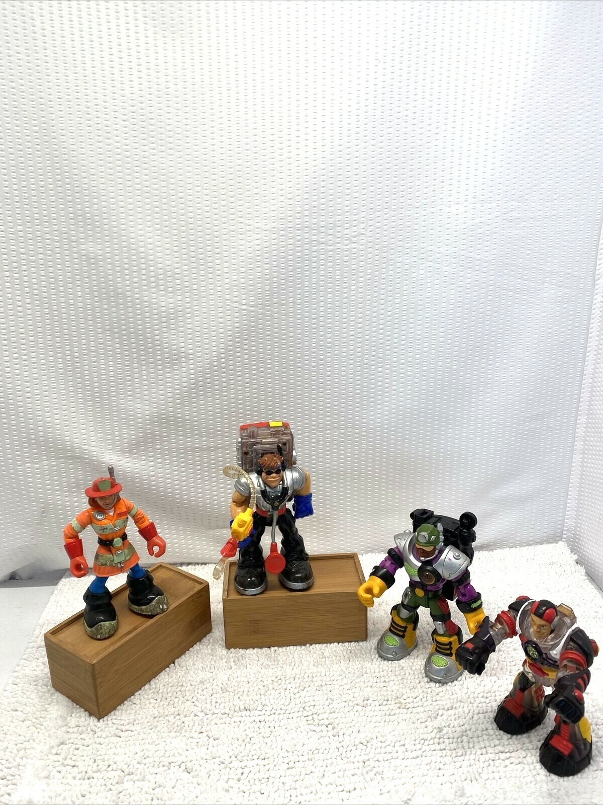 RESCUE HEROES Action Figures 2001 Mattel Fisher Price Toys 6