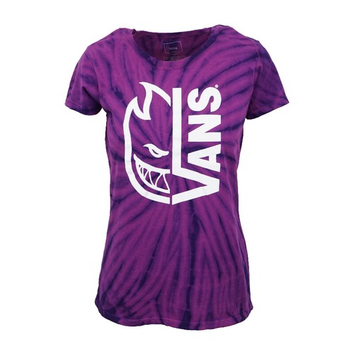 VANS WOMEN SPITFIRE TIE DYE PURPLE T 