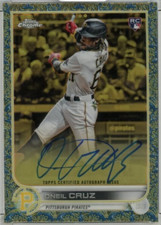 2022 TOPPS GILDED COLLECTION ONEIL CRUZ AUTOGRAPH CARD /50