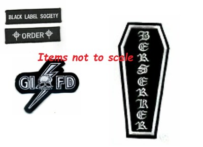 小物 equal patch pack vol.4 BLACK LABEL SOCIETY BLS NEW ZAKK WYLDE sew-iron-on 4-PC